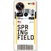 Прозорий чохол BoxFace Nubia Z70 Ultra Ticket Springfield