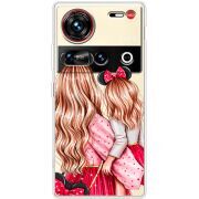 Прозорий чохол BoxFace Nubia Z70 Ultra Mouse Girls