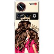 Прозорий чохол BoxFace Nubia Z70 Ultra Queen and Princess