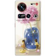 Чохол зі стразами Nubia Z70 Ultra Little Boy and Girl