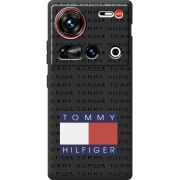 Чорний чохол BoxFace Nubia Z70 Ultra Tommy Print