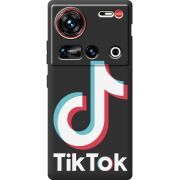 Чорний чохол BoxFace Nubia Z70 Ultra Tik Tok