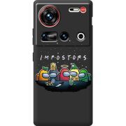 Чорний чохол BoxFace Nubia Z70 Ultra Among Us Impostors