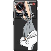 Чорний чохол BoxFace Nubia Z70 Ultra Lucky Rabbit