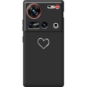 Чорний чохол BoxFace Nubia Z70 Ultra My Heart