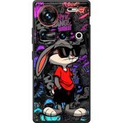 Чорний чохол BoxFace Nubia Z70 Ultra Малий вухань