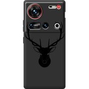 Чорний чохол BoxFace Nubia Z70 Ultra Deer