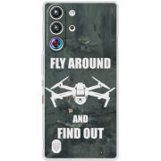 Чохол BoxFace Nubia RedMagic 10 Pro Дрон Fly Around