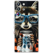 Чохол BoxFace Nubia RedMagic 10 Pro Енот с банкой