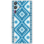Чохол BoxFace Nubia RedMagic 10 Pro Блакитний Орнамент