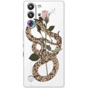 Прозорий чохол BoxFace Nubia RedMagic 10 Pro Glamor Snake