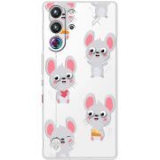 Прозорий чохол BoxFace Nubia RedMagic 10 Pro с 3D-глазками Mouse