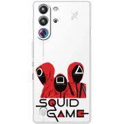 Прозорий чохол BoxFace Nubia RedMagic 10 Pro siquid game люди в красном