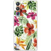 Прозорий чохол BoxFace Nubia RedMagic 10 Pro Tropical Flowers