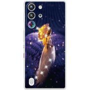 Чохол зі стразами Nubia RedMagic 10 Pro Girl with Umbrella