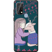 Чохол BoxFace Blackview A50 Girl and deer