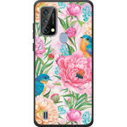 Чохол BoxFace Blackview A50 Birds in Flowers