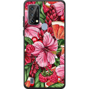 Чохол BoxFace Blackview A50 Tropical Flowers