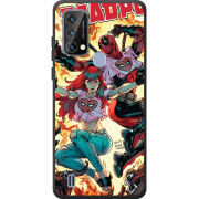 Чохол BoxFace Blackview A50 Deadpool and Mary Jane