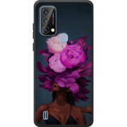 Чохол BoxFace Blackview A50 Exquisite Purple Flowers