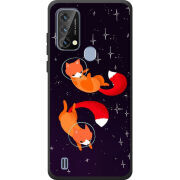 Чохол BoxFace Blackview A50 Fox-Astronauts