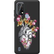 Чохол зі стразами Blackview A50 Heart