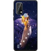 Чохол зі стразами Blackview A50 Girl with Umbrella