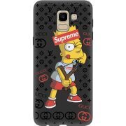 Черный чехол Uprint Samsung J600 Galaxy J6 2018 Yellow Fun
