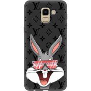 Черный чехол Uprint Samsung J600 Galaxy J6 2018 looney bunny