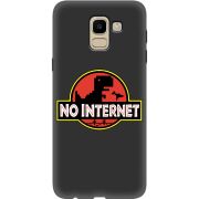 Черный чехол Uprint Samsung J600 Galaxy J6 2018 No Internet