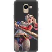 Черный чехол Uprint Samsung J600 Galaxy J6 2018 Happy Harley Quinn