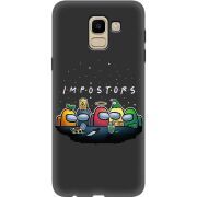 Черный чехол Uprint Samsung J600 Galaxy J6 2018 Among Us Impostors