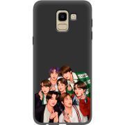 Черный чехол Uprint Samsung J600 Galaxy J6 2018 BTS