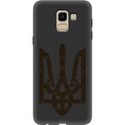 Черный чехол Uprint Samsung J600 Galaxy J6 2018 Ukrainian Trident