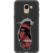 Черный чехол Uprint Samsung J600 Galaxy J6 2018 Нападение на Титана