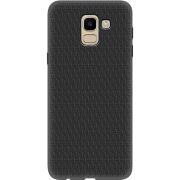 Черный чехол Uprint Samsung J600 Galaxy J6 2018 Black Barrels