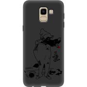 Черный чехол Uprint Samsung J600 Galaxy J6 2018 
