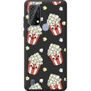 Прозорий чохол BoxFace Blackview A50 с 3D-глазками Popcorn