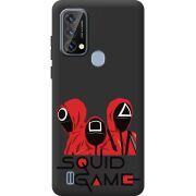 Прозорий чохол BoxFace Blackview A50 siquid game люди в красном