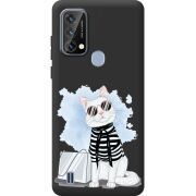 Прозорий чохол BoxFace Blackview A50 Cat Style