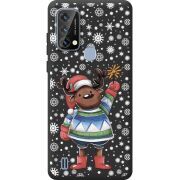 Прозорий чохол BoxFace Blackview A50 Christmas Deer with Snow