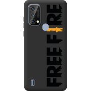 Прозорий чохол BoxFace Blackview A50 Free Fire Black Logo