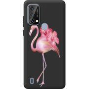 Прозорий чохол BoxFace Blackview A50 Floral Flamingo