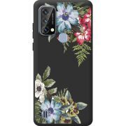 Прозорий чохол BoxFace Blackview A50 Floral