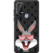 Чорний чохол BoxFace Blackview A50 looney bunny