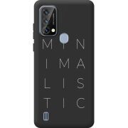 Чорний чохол BoxFace Blackview A50 Minimalistic