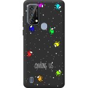 Чорний чохол BoxFace Blackview A50 Among Us Invisible