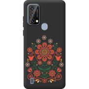 Чорний чохол BoxFace Blackview A50 Ukrainian Ornament