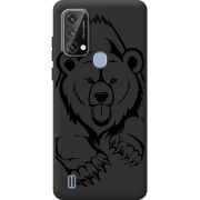 Чорний чохол BoxFace Blackview A50 Grizzly Bear