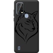 Чорний чохол BoxFace Blackview A50 Wolf